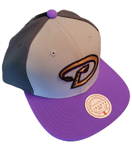 MENS MITCHELL & NESS MLB TRIPLE PLAY LIBERTY SNAPBACK COOP DIAMONDBACKS
