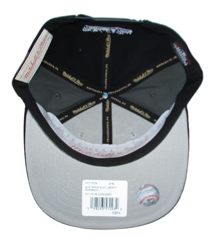 MENS MITCHELL & NESS MLB TRIPLE PLAY LIBERTY SNAPBACK WHITE SOX