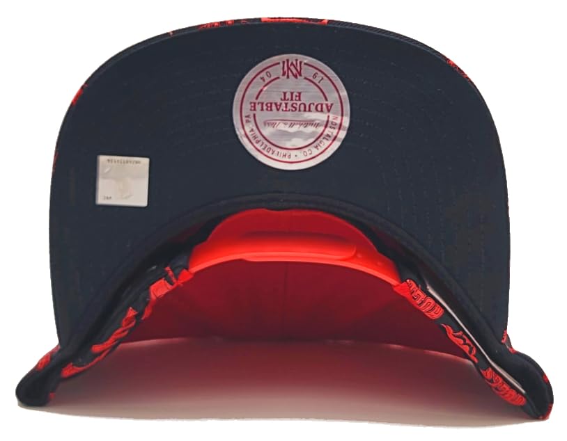 MENS MITCHELL & NESS NBA WAVE ALL OVER SNAP BULLS - RED-BLACK