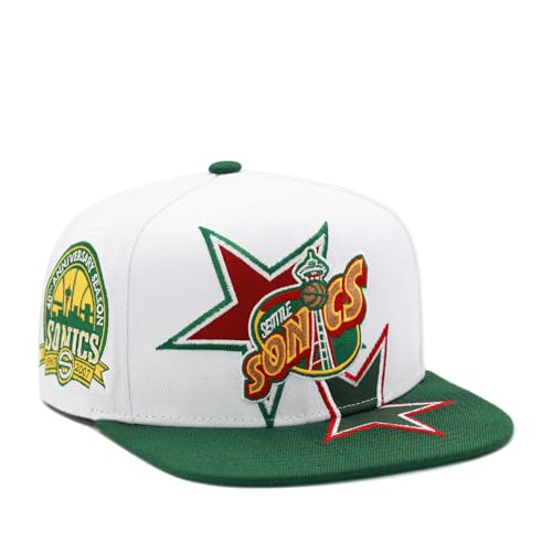 MENS MITCHELL & NESS NBA ALL STARZ SNAPBACK HWC SUPERSONICS