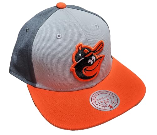 MENS MITCHELL & NESS MLB TRIPLE PLAY LIBERTY SNAPBACK COOP ORIOLES