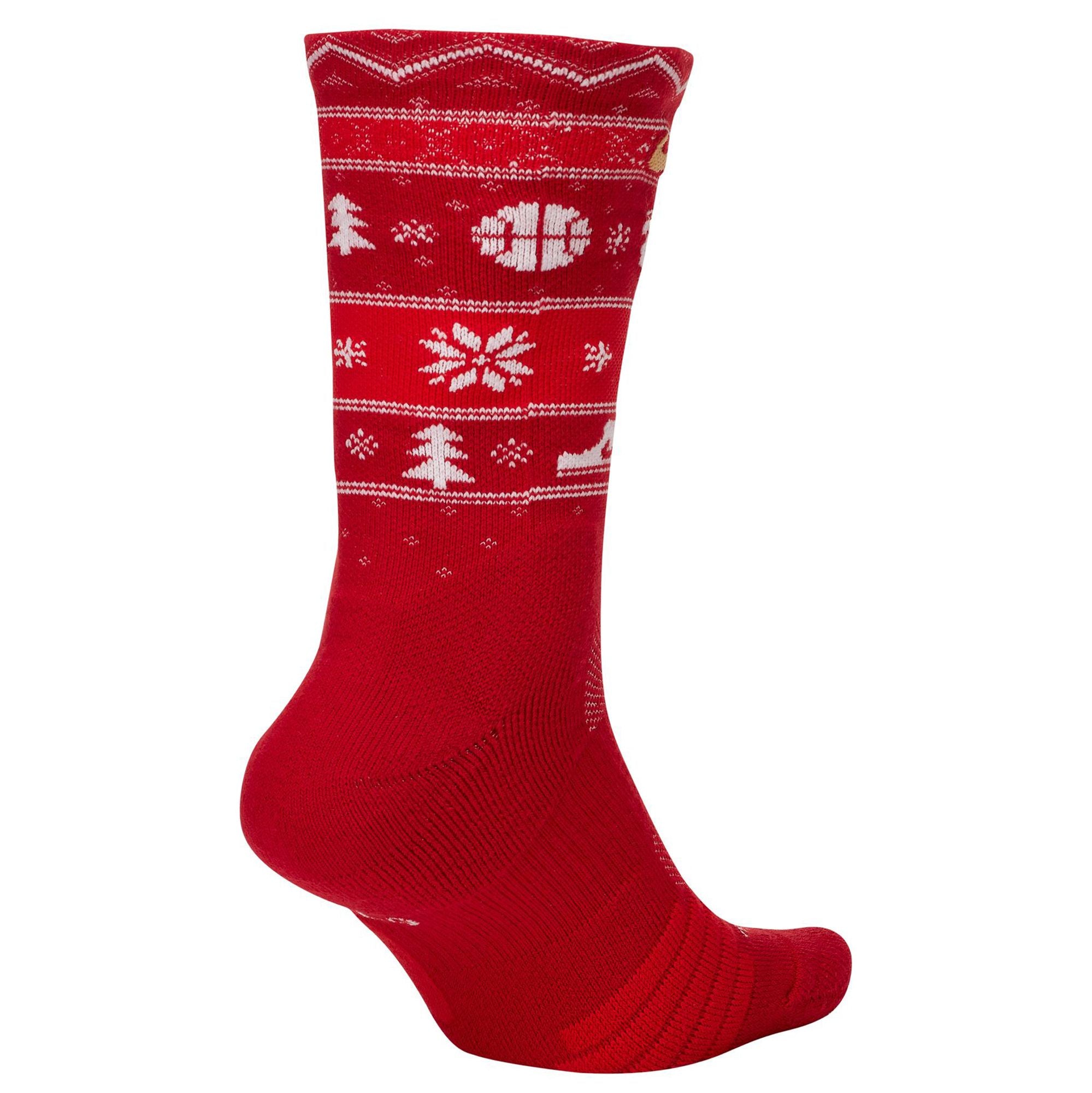 [SX7866-687] MENS NIKE ELITE CHRISTMAS CREW SOCKS GYM