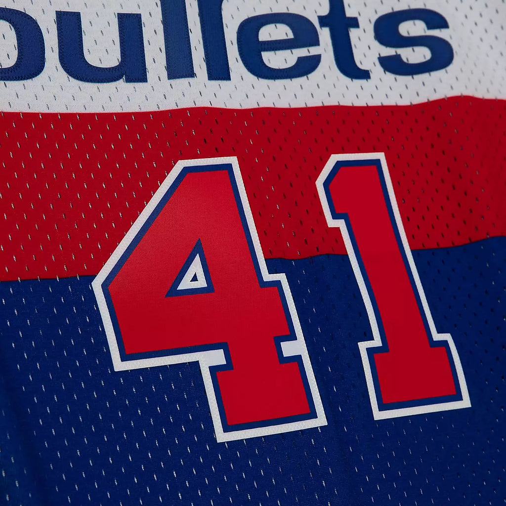 MENS MITCHELL & NESS NBA SWINGMAN JERSEY BULLETS 1977 WES UNSELD