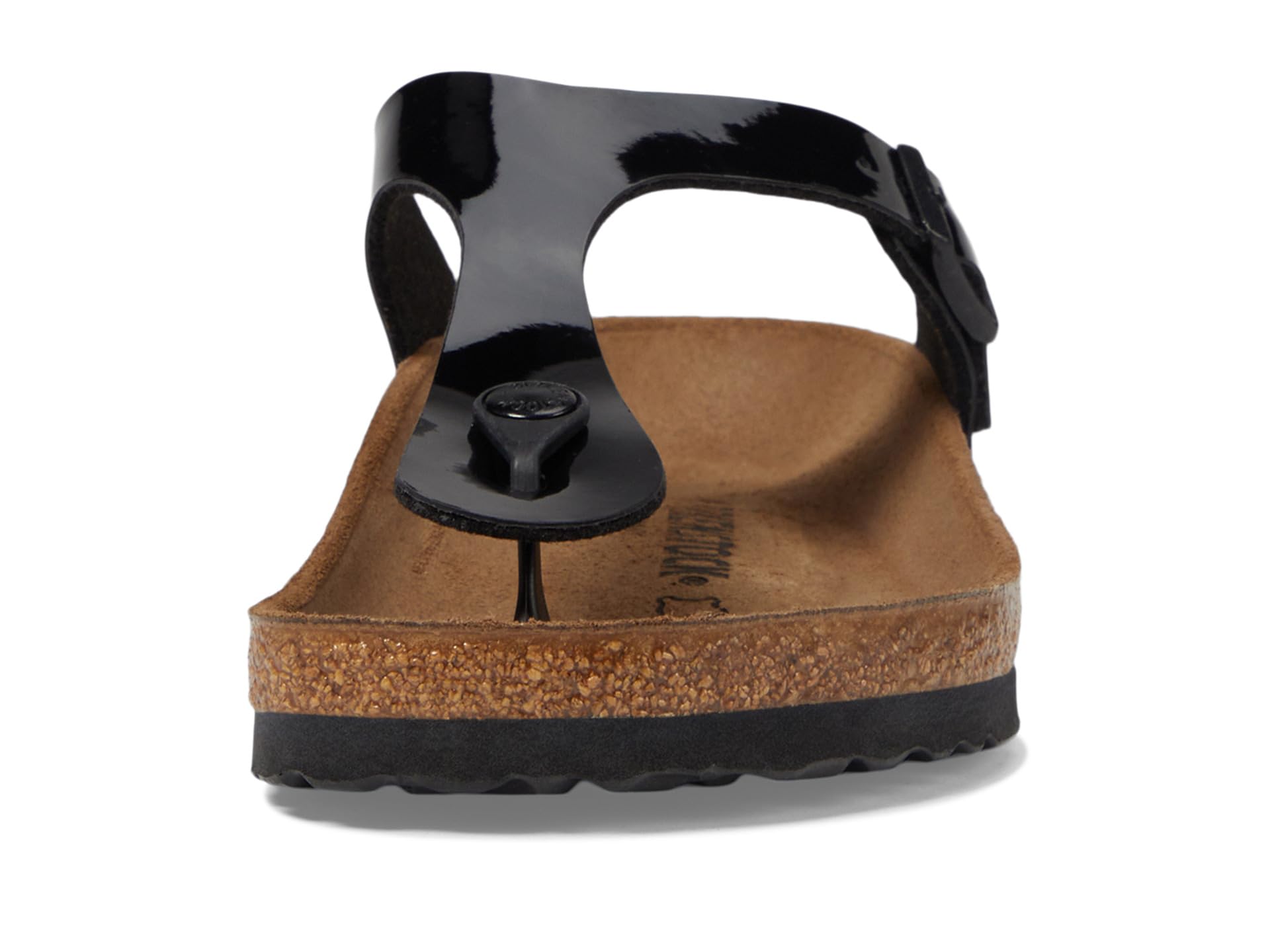 [43661] UNISEX BIRKENSTOCK GIZEH BIRKO-FLOR PATENT (REGULAR WIDTH)