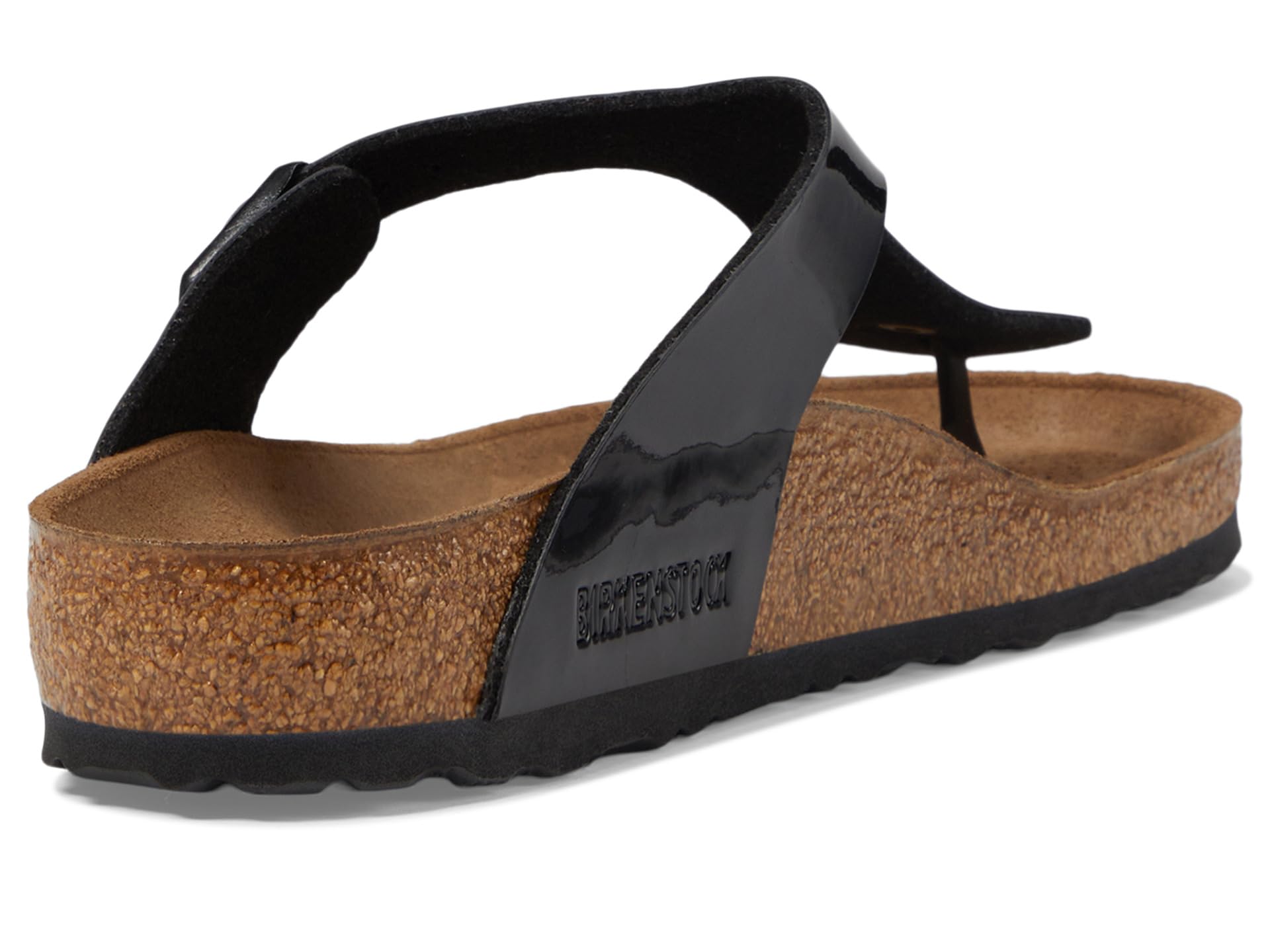 [43661] UNISEX BIRKENSTOCK GIZEH BIRKO-FLOR PATENT (REGULAR WIDTH)