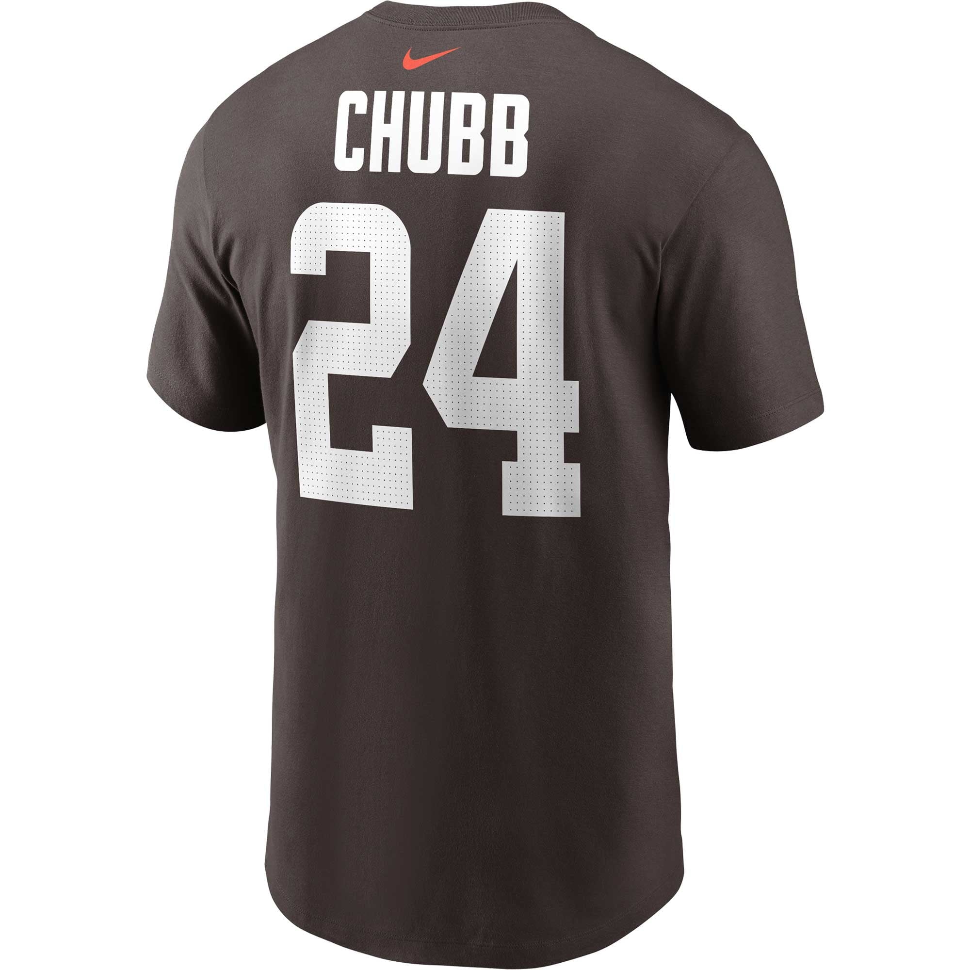 [N199-2DI-9IF-DUW] MENS NIKE NICK CHUBB CLEVELAND BROWNS PLAYER N&N T-SHIRT