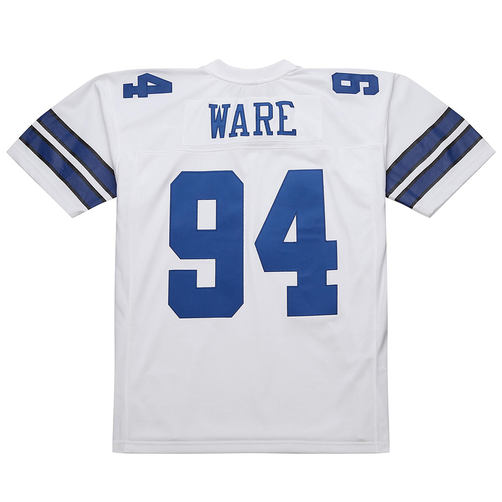 Mens Mitchell & Ness NFL WHITE JERSEY COWBOYS 2005 DEMARCUS WARE