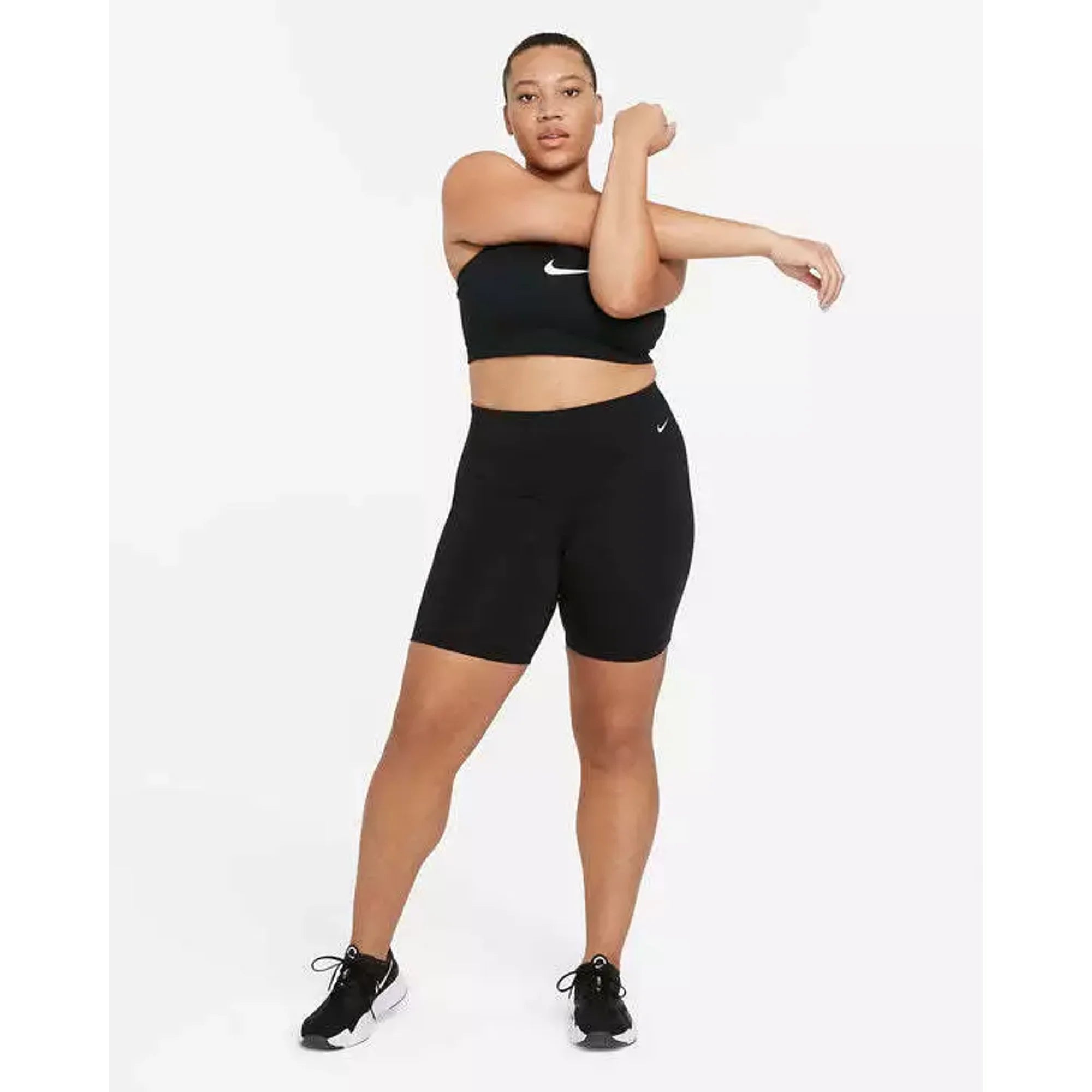 [DD0425-010] WOMENS NIKE PLUS SIZE ONE 2.0 MR 7" SHORTS
