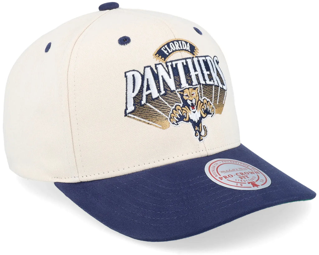 MENS MITCHELL & NESS NHL HORIZON PRO SNAPBACK PANTHERS - OFF WHITE