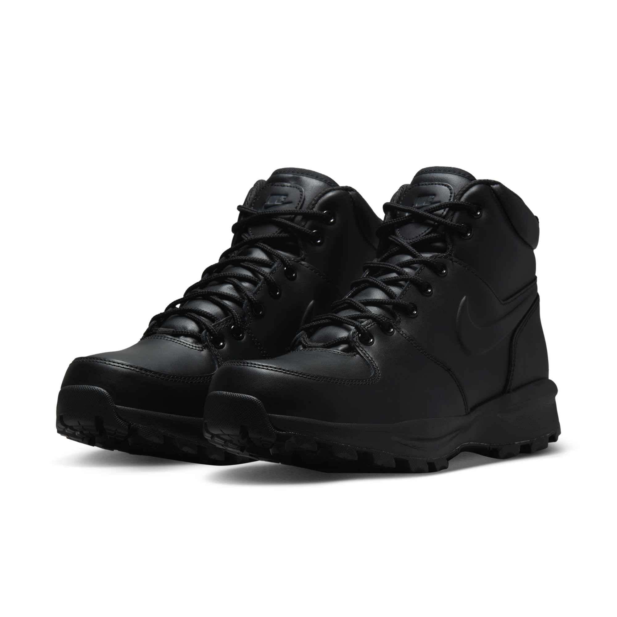[454350-003] Mens Nike MANOA LEATHER 'BLACK'