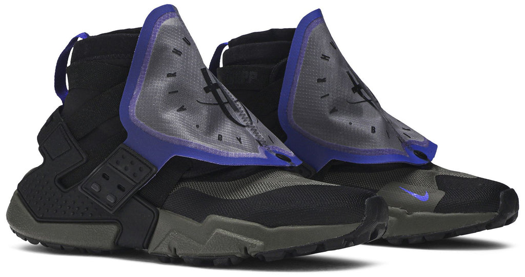 [AT0298-001] MENS NIKE AIR HUARACHE GRIPP 'BLACK OLIVE CANVAS'