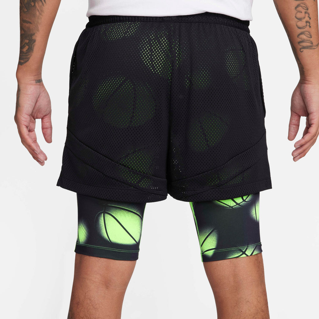 [FQ1022-010] MENS NIKE SIGNATURE JA MORANT DRI-FIT 2-IN-1 4" BASKETBALL SHORTS