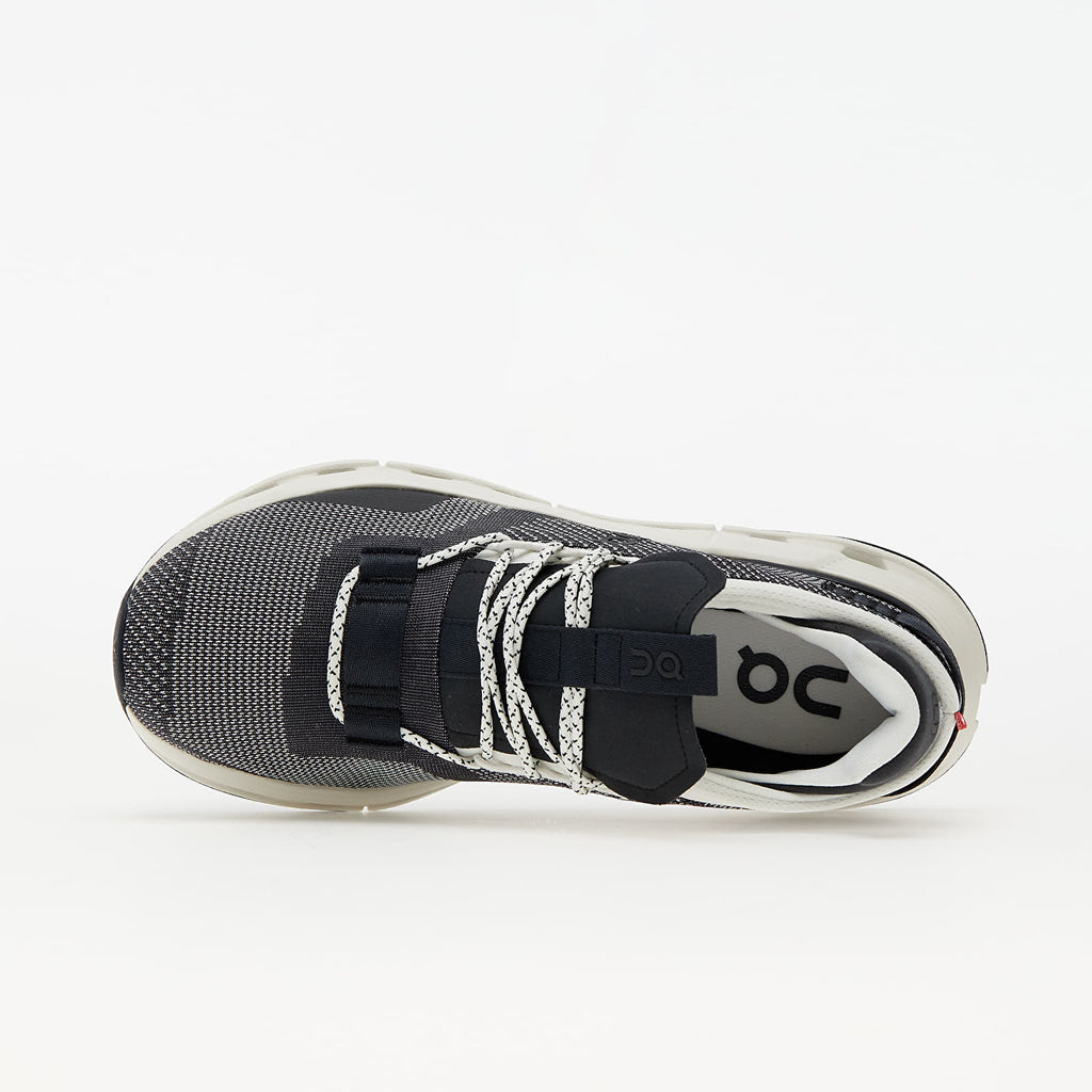 [26.99677] Womens On Running RUNNING CLOUDNOVA 'BLACK WHITE (WOMEN'S)'