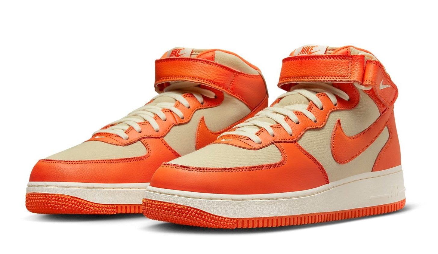 [FB2036-700] MENS NIKE AIR FORCE 1 MID 07 LX 'SAFETY ORANGE'