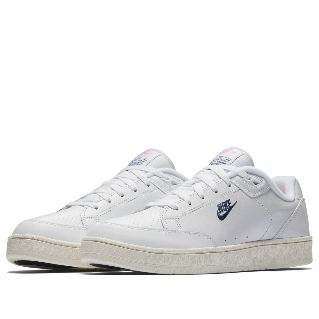 [AA2190-100] MENS NIKE GRANDSTAND II 'WHITE NAVY'