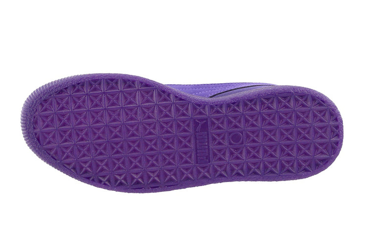 [367496-01] GRADE SCHOOL PUMA GS CLYDE SATIN 'VIOLET INDIGO'