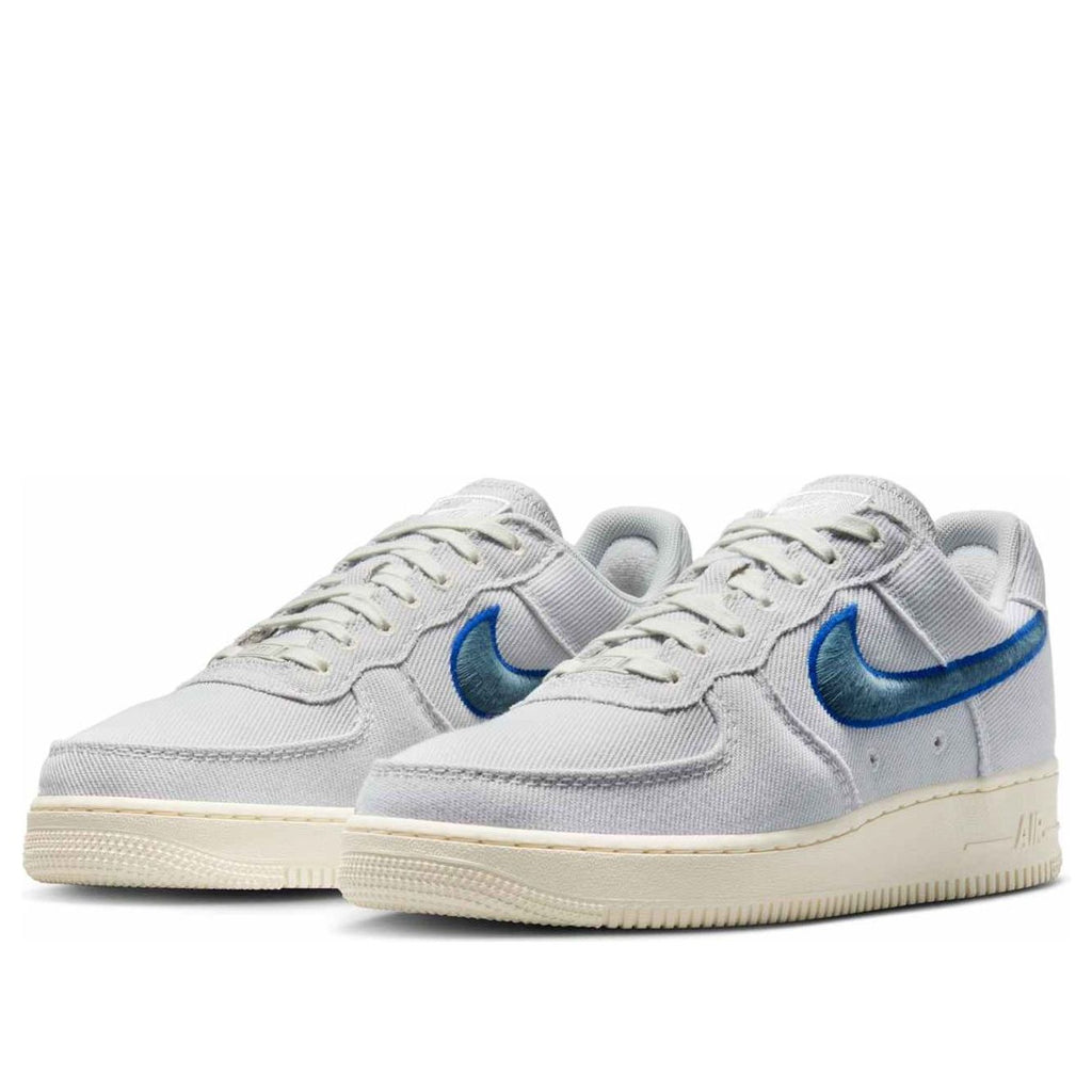 [HV1204-001] MENS NIKE AIR FORCE 1 LOW CANVAS 'PHOTON DUST GAME ROYAL'