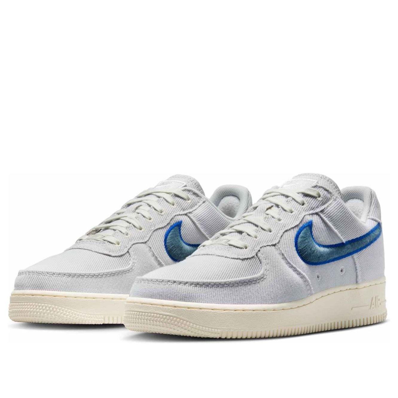 [HV1204-001] MENS NIKE AIR FORCE 1 LOW CANVAS 'PHOTON DUST GAME ROYAL'