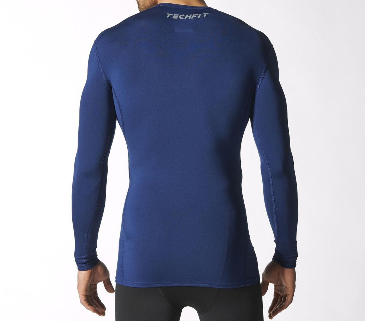 [G90141] Mens Adidas Techfit Base Long Sleeve Compression Shirt