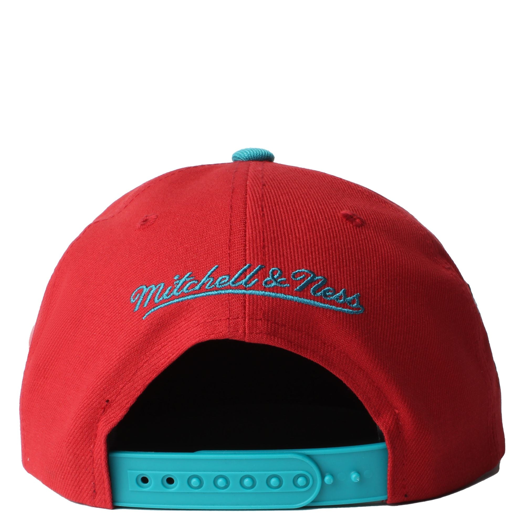 MENS MITCHELL & NESS NBA SIDE CORE 2.0 SNAPBACK HWC PISTONS - CARDINAL