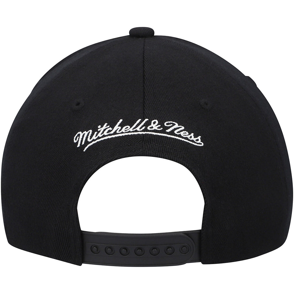 MENS MITCHELL & NESS NBA TEAM SCRIPT 2.0 STRETCH SNAPBACK PELICANS