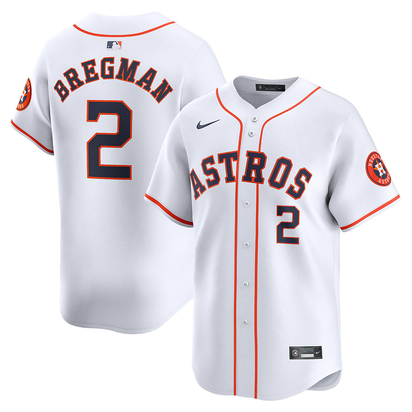 [T7LM-HUHO-HU9-00D] MENS NIKE MLB 'BREGMAN' ASTROS HOME LIMITED PLAYER JERSEY
