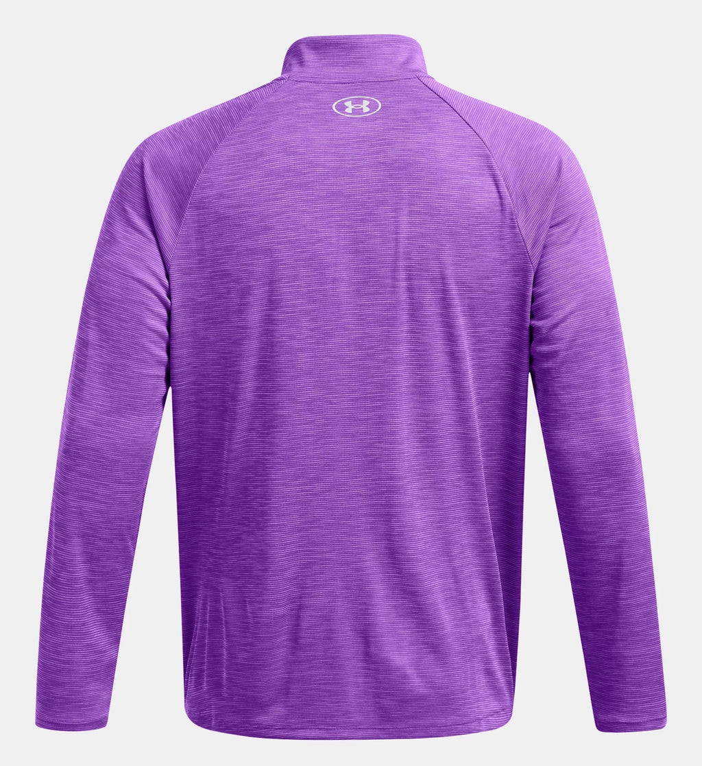[1382797-525] MENS UNDER ARMOUR LONG SLEEVE TECH TEXTURED 1/2 ZIP HIGH NECK