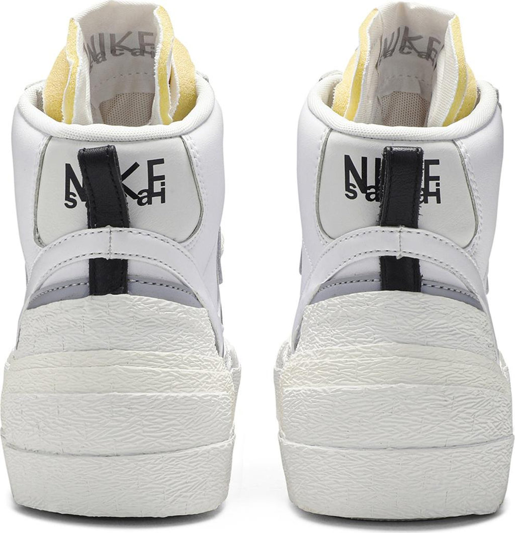[BV0072-100] Mens Nike BLAZER MID 'SACAI WHITE GREY'