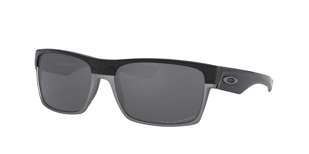 [OO9256-06] Mens Oakley Two Face (A) Polarized Sunglasses - Black/Black Iridium