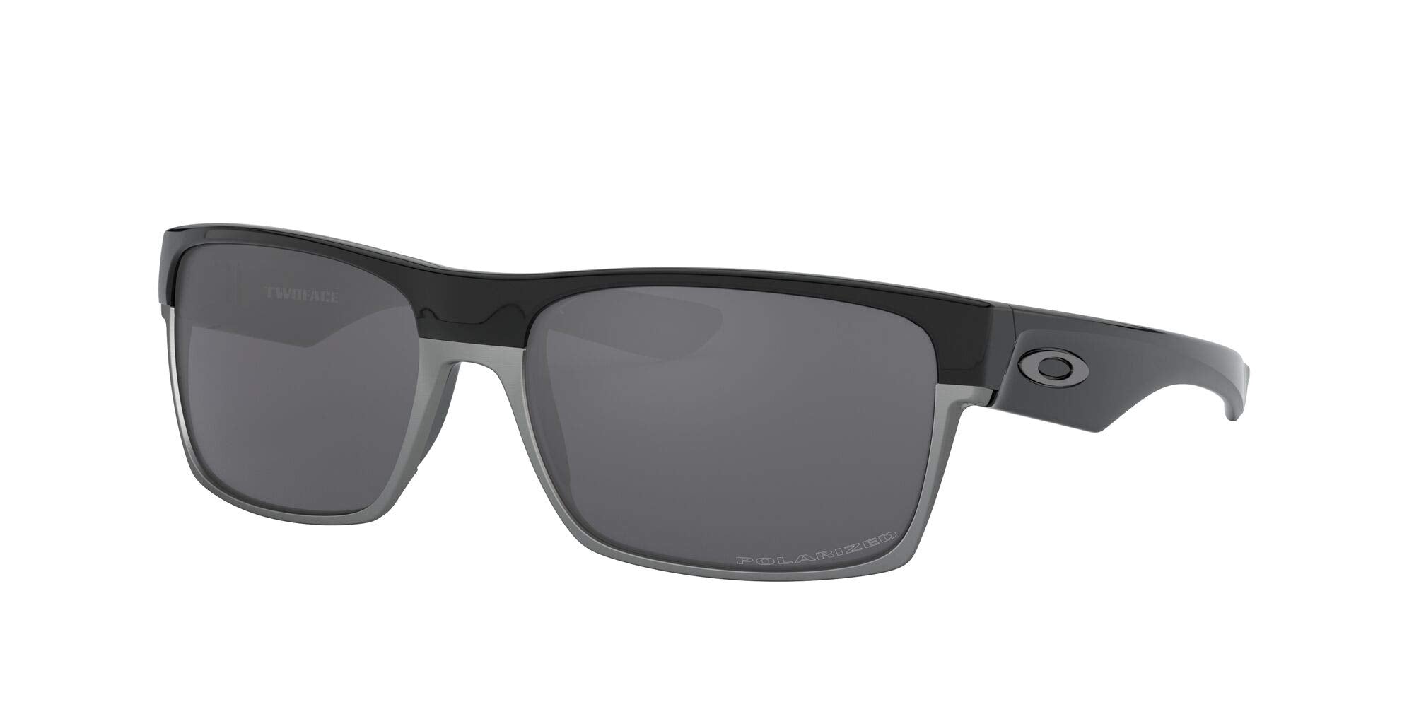 [OO9256-06] Mens Oakley Two Face (A) Polarized Sunglasses - Black/Black Iridium