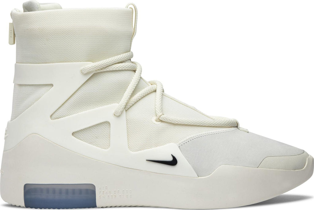 [AR4237-100] Mens Nike AIR FEAR OF GOD 1 'SAIL BLACK'