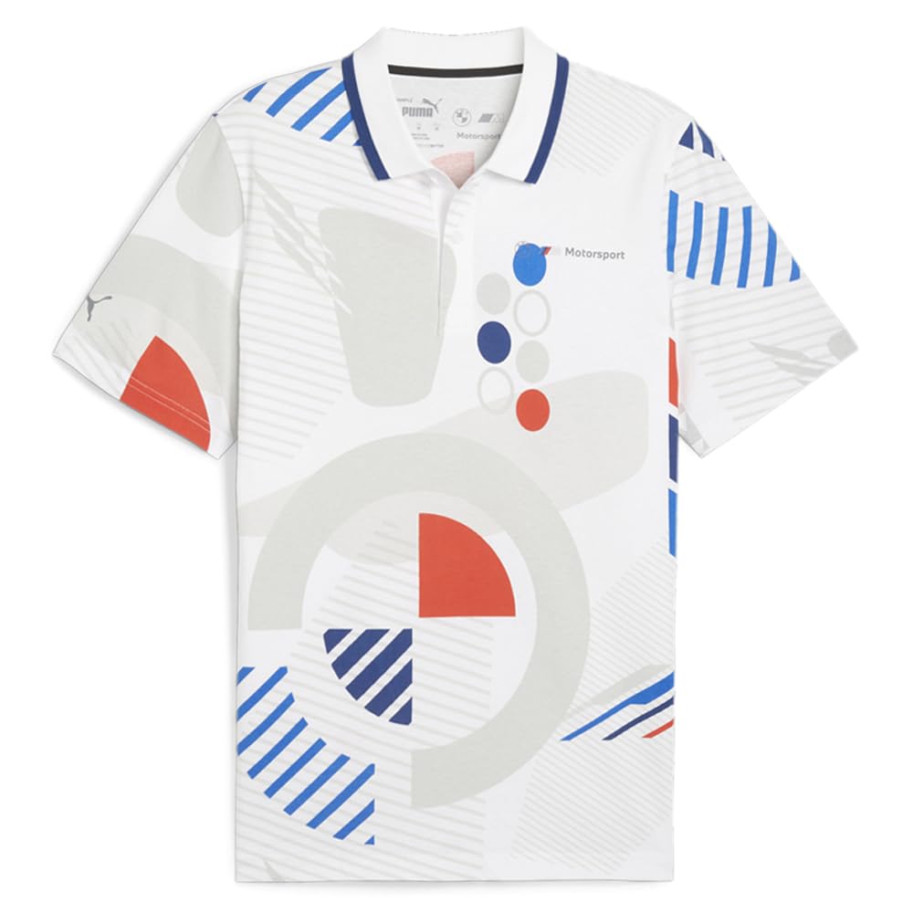 [624152-02] MENS PUMA BMW MOTORSPORT AOP POLO
