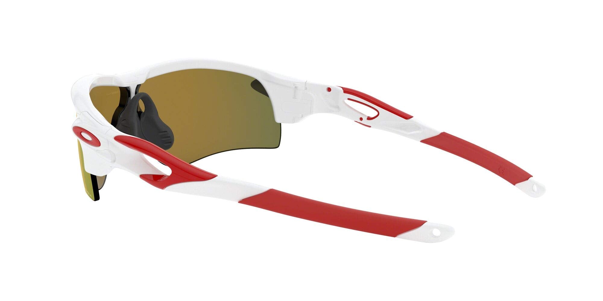 [OO9206-46] Mens Oakley Radarlock Path (A) Sunglasses - White/Prizm Ruby