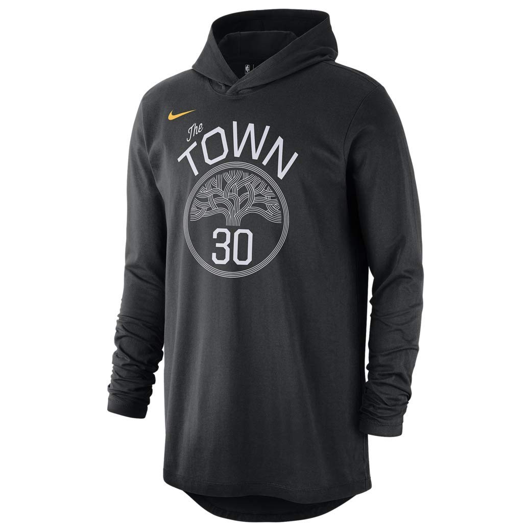 [BQ2042-010] Mens Nike NBA GSW "The Town" Steph Curry Long Sleeve Hoodie