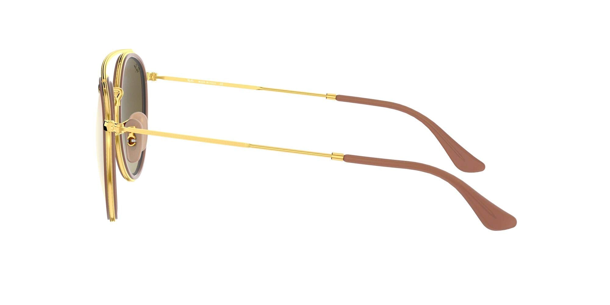 [RB3647N-001/70_51] Mens Ray-Ban Round Double Bridge Sunglasses