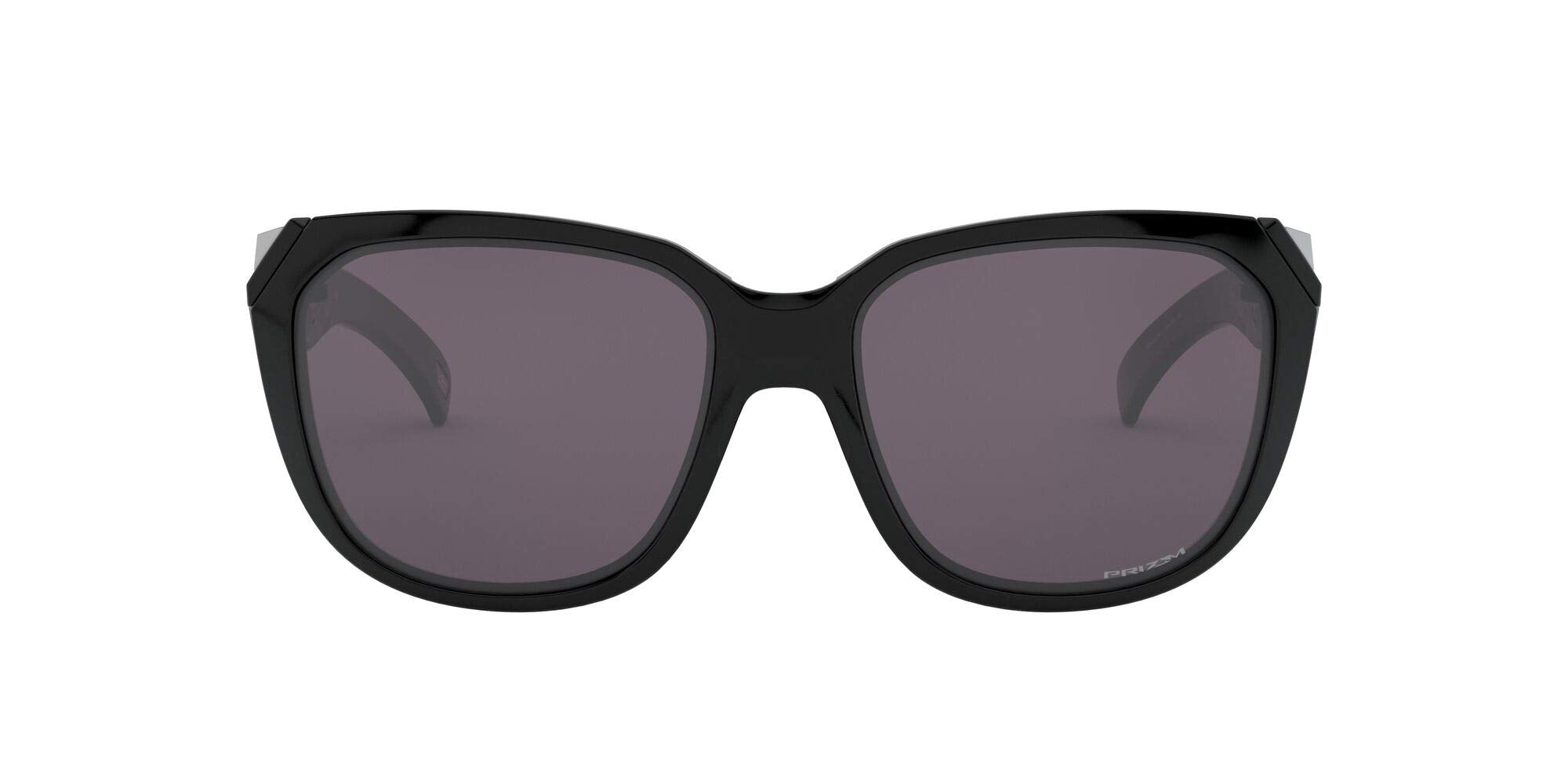 [OO9432-01] Womens Oakley Rev Up Sunglasses - Polish Black/Prizm Grey