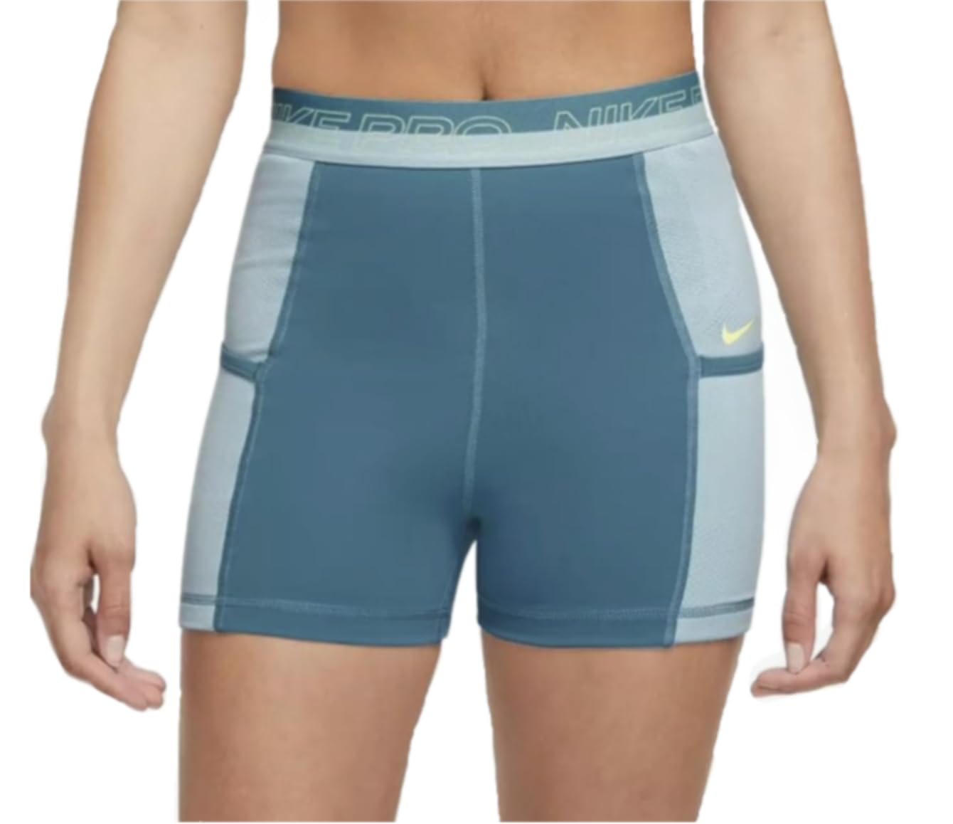 [DX0059-440] WOMENS NIKE PRO HIGH-WAISTED 3" TRAINING SHORTS WITH POCKETS