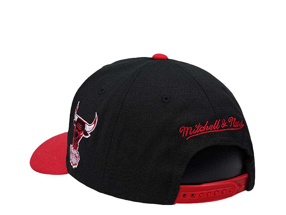 MENS MITCHELL & NESS NBA SHREDDER STRETCH SNAPBACK HWC HEAT - RED