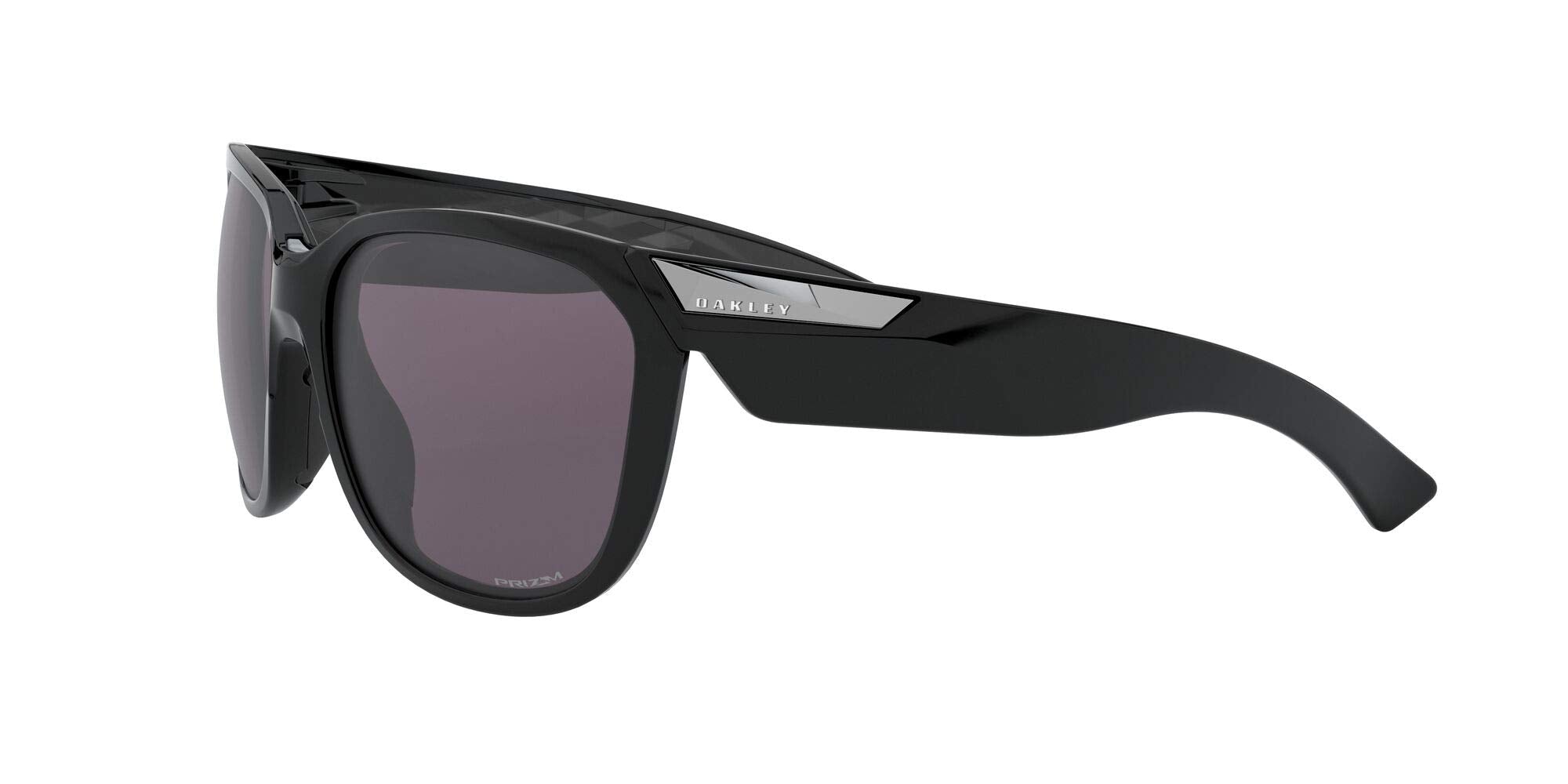 [OO9432-01] Womens Oakley Rev Up Sunglasses - Polish Black/Prizm Grey