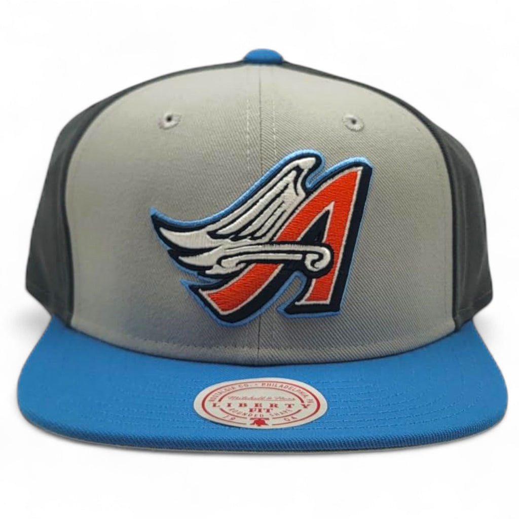 MENS MITCHELL & NESS MLB TRIPLE PLAY LIBERTY SNAPBACK COOP ANGELS