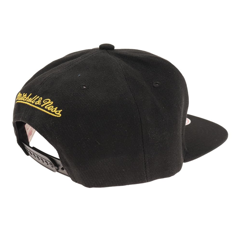 MENS MITCHELL & NESS NBA WORLD CHAMPS SNAPBACK HWC LAKERS - BLACK