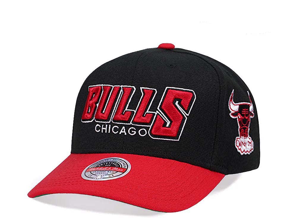 MENS MITCHELL & NESS NBA SHREDDER STRETCH SNAPBACK HWC HEAT - RED