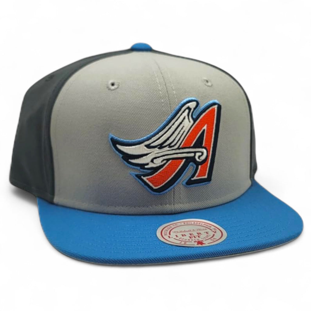 MENS MITCHELL & NESS MLB TRIPLE PLAY LIBERTY SNAPBACK COOP ANGELS