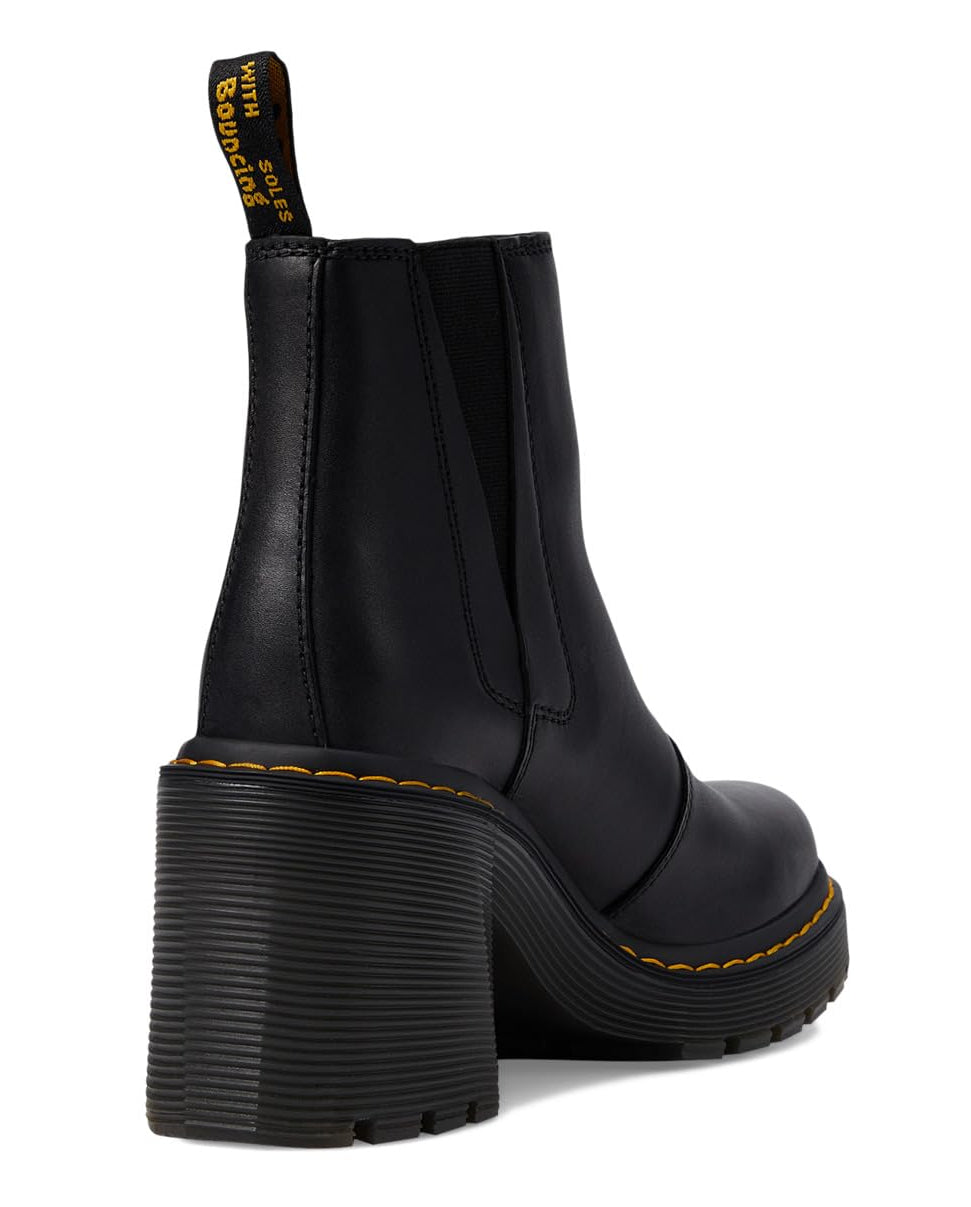 [26440001] UNISEX DR. MARTENS SPENCE LEATHER FLARED HEEL CHELSEA BOOTS