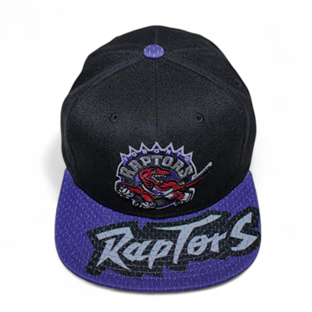 MENS MITCHELL & NESS NBA SNAPSHOT SNAPBACK HWC RAPTORS - BLACK-PURPLE