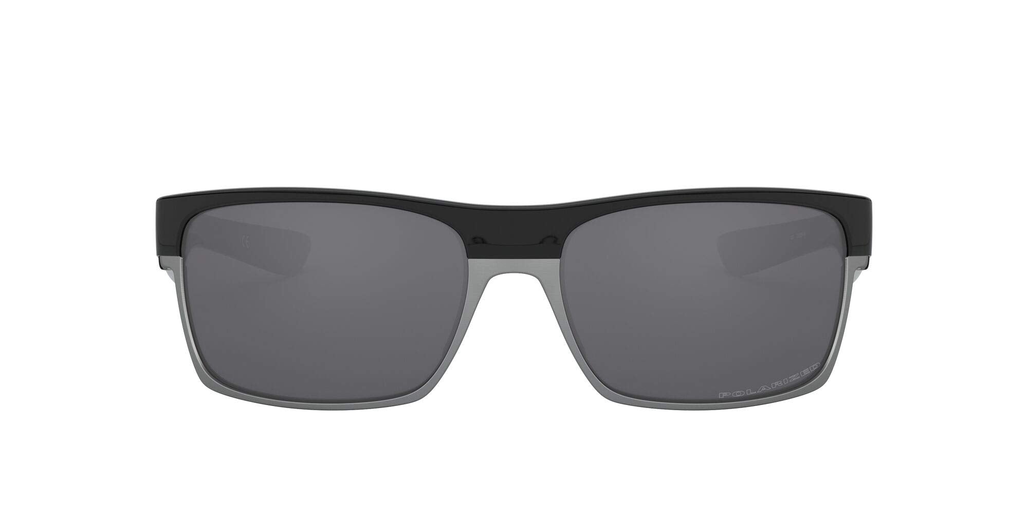 [OO9256-06] Mens Oakley Two Face (A) Polarized Sunglasses - Black/Black Iridium