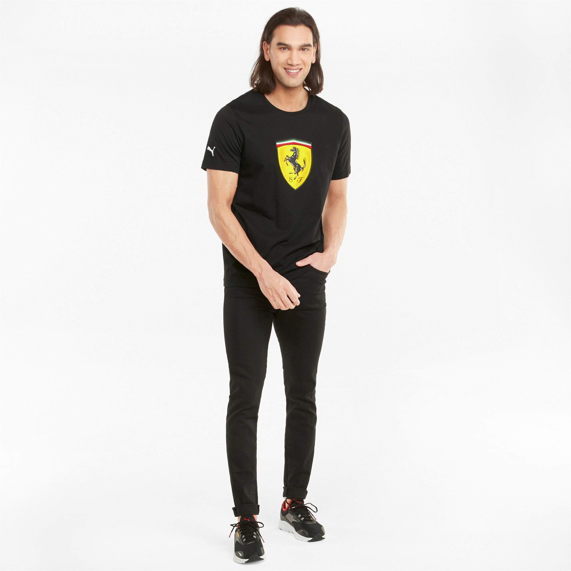 [531691-01] Mens Puma Scuderia Ferrari Race Bold Colour Shield