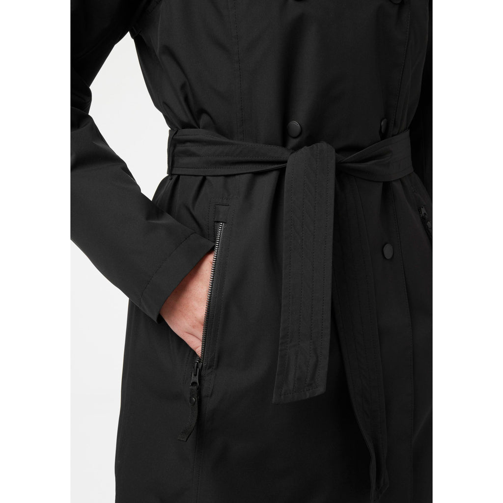 [53247-990] WOMENS HELLY HANSEN WELSEY II WATERPROOF TRENCH COAT