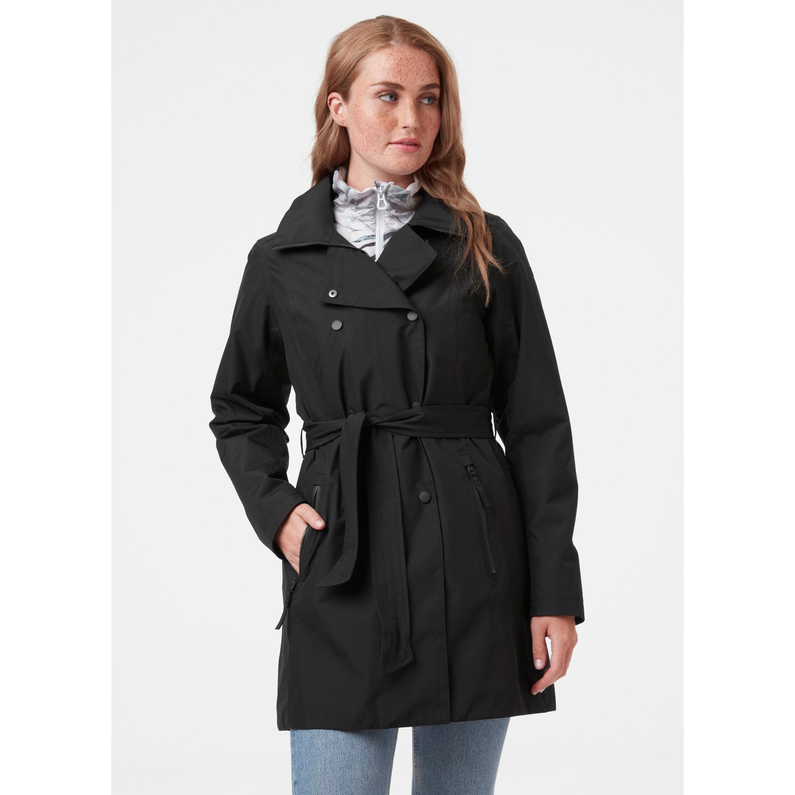 [53247-990] WOMENS HELLY HANSEN WELSEY II WATERPROOF TRENCH COAT