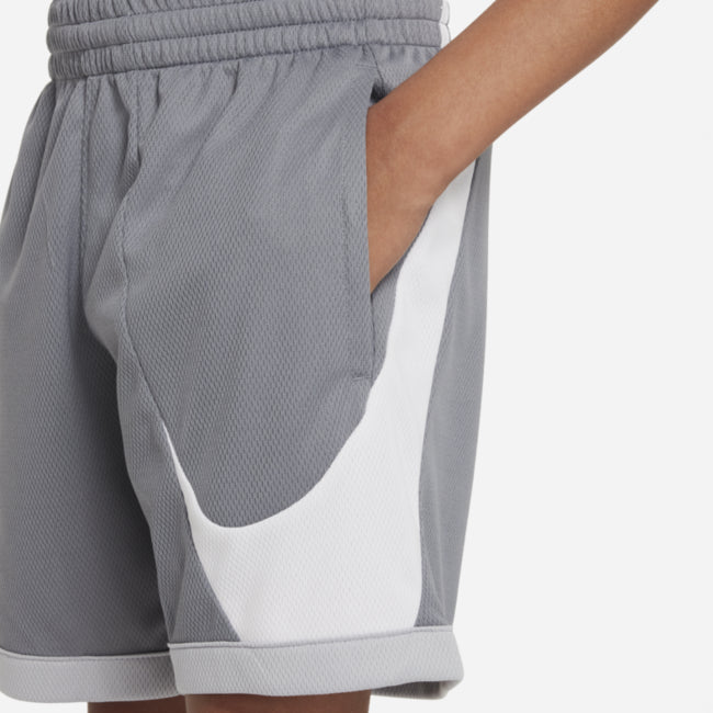[DM8186-084] YOUTH NIKE DRI-FIT STANDARD-FIT COLORBLOCKED BASKETBALL SHORTS